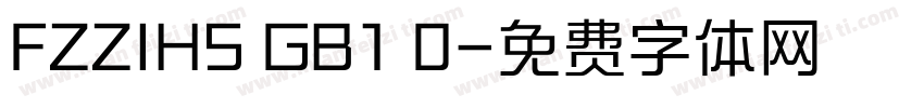 FZZIHS GB1 0字体转换